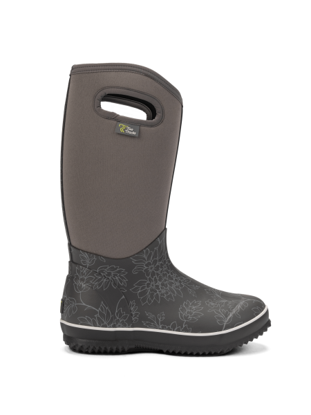 Neoprenstiefel Pia Grey high